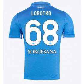 SSC Napoli Stanislav Lobotka #68 Hemmakläder 2024-25 Kortärmad